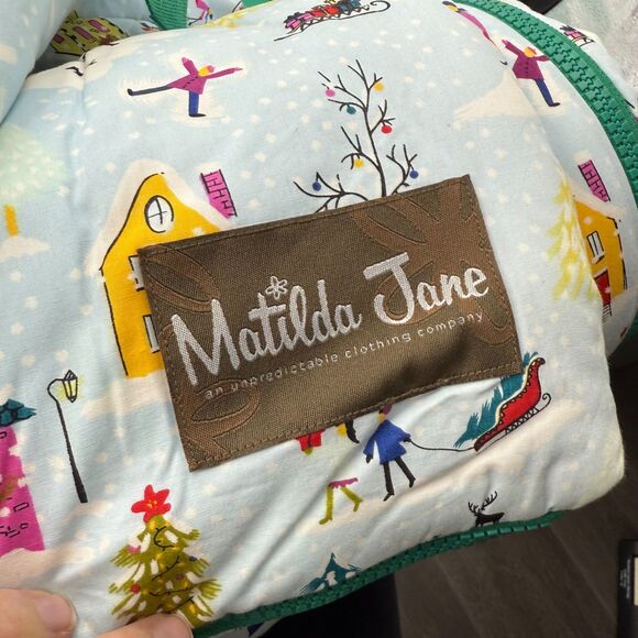 Matilda Jane Make Believe Snuggle Up Sleeping Bag Holiday Nap mat - Picture 11 of 11